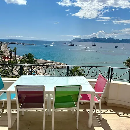 Stunning Sea View On La Croisette Appartement